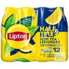 [bb 04/06/2026] New Lipton Half & Half Lemonade Iced Tea, 12&times; 500ml. Bottles