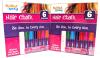 2 New Packs of 6 Bright Seee HAIR CHALK : Temporary Hair Colours, Non-Toxic, Washes Out With Shampoo - 2