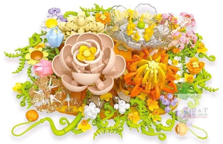 New JIE STAR JJ9066 Botanical Garden Dream Chaser Elf Building Block Set, 965 Pieces, 11.25"x8.65", Sealed