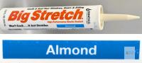 Sashco Big Stretch Almond 10.5 fl oz High Performance Elastic Sealant, Paintable, Water Clean-Up