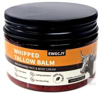 NEW EWGCJY Premium Grass-Fed Beef Tallow Balm &ndash; Whipped Tallow & Honey Moisturizer | Organic Face & Body Cream with Shea, Jojoba & Calendula | Luxury Whipped Tallow Cream for Radiant Skin 113g