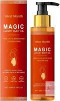 NEW West Month Magic Luxury Body Oil, Skin Tightening, Lifting + Firming - Deep Hydration for Drooping or Sagging Skin (100ml)