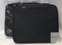 Divinity Basic Bible Cover XXL Black 11.5"x8"x2.25" Zipper Pockets Pen Holders Fish Logo
