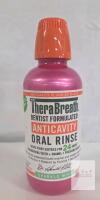 NEW TheraBreath Anticavity Oral Rinse Sparkle Mint 16 oz, Fluoride, Alcohol-Free, EXP 08/2027, HTE180508