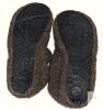 New Size 44-45 Women's Soft Adjustable Double Velcro Strap House Slippers, Non-Slip Bottoms, Coffee - 2