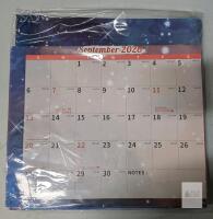 2026 Wall Calendar, Monthly, 12"x12", Model OPC104-02OU, Holidays, Sticker Sheet Included