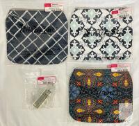 Thirty-One Studio Purse Flaps: Dash of Plaid Pebble, Fab Flourish, Stitched Medallion + Shoulder Strap