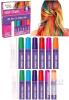 2 New Packs of 6 Bright Seee HAIR CHALK : Temporary Hair Colours, Non-Toxic, Washes Out With Shampoo
