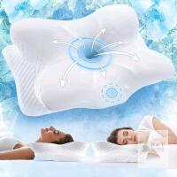 New Vuteehy Cervical Neck Pillow for Pain Relief Sleeping, Neck Support Pillows for Sleeping with Cooling Pillowcase, Ergonomic Memory Foam Pillows, Contour Orthopedic Pillow for Side Back Stomach Sleeper