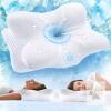 New Vuteehy Cervical Neck Pillow for Pain Relief Sleeping, Neck Support Pillows for Sleeping with Cooling Pillowcase, Ergonomic Memory Foam Pillows, Contour Orthopedic Pillow for Side Back Stomach Sleeper