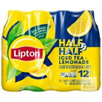 [bb 04/06/2026] New Lipton Half & Half Lemonade Iced Tea, 12&times; 500ml. Bottles
