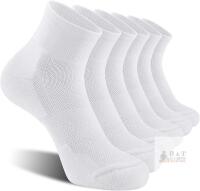 NEW CELERSPORT 6 Pack Men's Large Ankle Socks with Cushion, Sport Athletic Running Socks