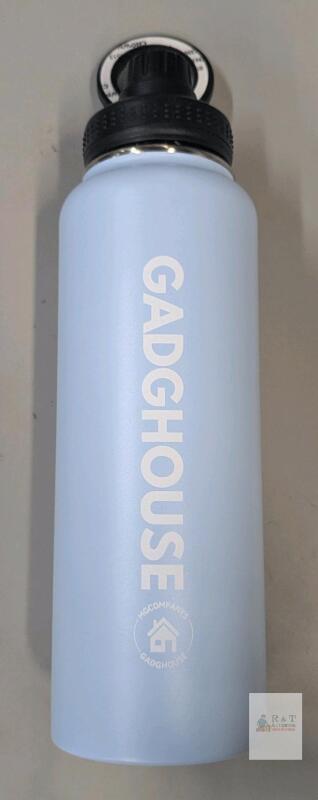 Gadghouse Stainless Steel 22 oz Insulated Water Bottle, Light Blue, Carry Handle