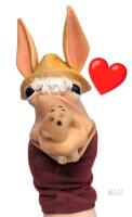 Vintage 1960 Tarcher Charlie Horse Hand Puppet (Shari Lewis/Lambchop)