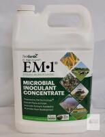 EM-1 Microbial Inoculant Concentrate 1 Gallon & 1 Quart | TeraGanix, OMRI Listed, Expires 2026