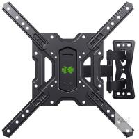 USX-MOUNT XMM006 Full-Motion TV Wall Mount for 26-55&rdquo; TVs, 77 lbs Cap, VESA 400x400, &plusmn;15&deg; Tilt, &plusmn;90&deg; Swivel