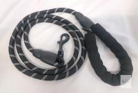 Pet Safe Easy Walk Rope Dog Leash, Black, 5 ft, Reflective, Heavy-Duty, Padded Handle, B0C9HK5Q6D