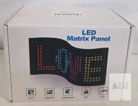Vanesa JTPD-03-045 LED Matrix Panel, Car Windshield Display, RGB, Bluetooth, 12.6"x3.5", X004P3KVNF