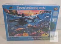 NEW Ransunn 100 Piece Diverse Underwater World Jigsaw Puzzle, Ocean Theme, Ages 4+, RS013