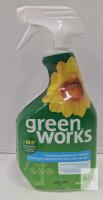 NEW Green Works Disinfecting Bathroom Cleaner Spray 32oz (946mL) Lactic Acid DIN 02547937