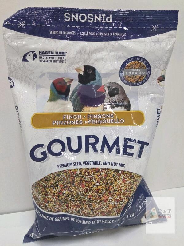 NEW Hagen Hari Gourmet Finch Food 2.2 lb (1 kg) Premium Seed, Vegetable & Nut Mix, Sealed, Exp 2026