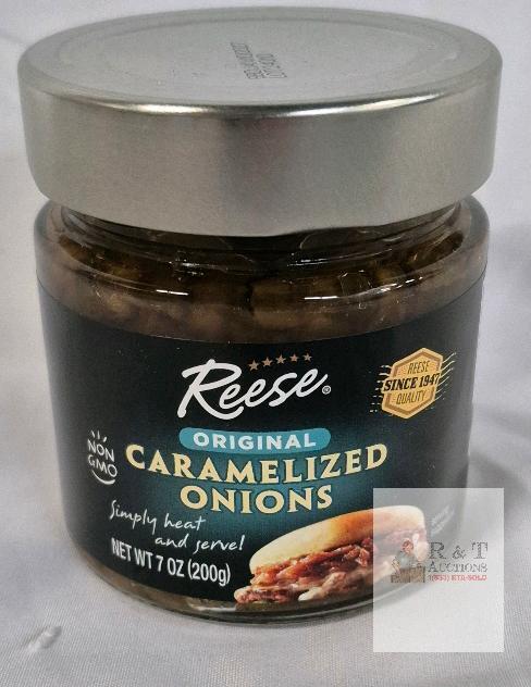 new Reese Original Caramelized Onions 7 oz Jar Non-GMO, T&uuml;rkiye, Exp 2027, UPC 070670001359