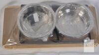 WHOEDEC Raised Double Stainless Steel Cat Bowls with Bamboo Stand, 13.5oz Each, B0CCVJFBXQ
