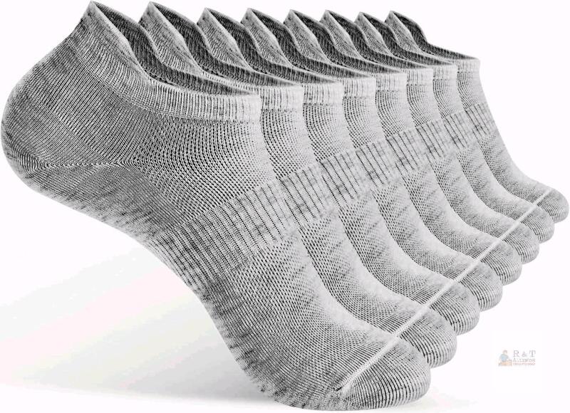8 New Pairs Size MED (6-11) Unisex Corlap No-Show Ankle Socks