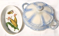 Royal Worcester Evesham Oval Dish & Large Ceramic Soup Tureen.