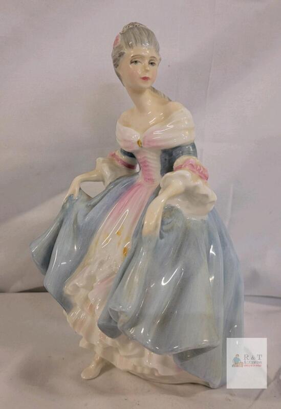 Royal Doulton HN2425 Southern Belle Figurine, Peggy Davies, 7.5" Bone China, 1957