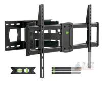 USX MOUNT Full Motion TV Wall Mount 37&ndash;86" TVs, 120 lbs, Swivel Tilt, VESA 600x400, Level, X0040ENHQ7
