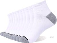 New Size 6-12 Men's ENERWEAR 10-Pack Cotton Blend, Moisture Wicking, Full Cushion, Low Cut Socks