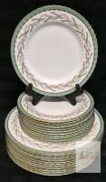23 pc Paragon Athens English Bone China 10⅜" Dinner Plates , PAT. NO. 21472, Gold Trim