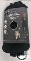 NEW ONEPAW Adjustable Hands-Free Dog Leash, Pouch w/ Poop Bag Dispenser, Dual D-Ring, 49&ndash;69" Length