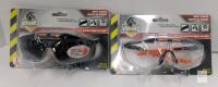 Workhorse Safety Glasses, Model SEP1090SSQ, Clear & Smoked Lens, CSA Z94.3-20 Certified, 99.9% UV