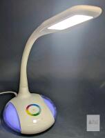 Ottlite Q8U LED Desk Lamp with Color Changing RGB Base, 14" Tall, Tested