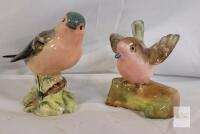 Vintage Beswick & Crown Staffordshire Porcelain Birds .