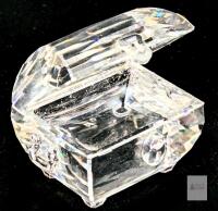 Signed SWAROVSKI Treasure Chest, From Fables and Tales Series, 841677 , 1 5/8&rdquo; , No Chips or Cracks