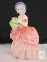 Vintage Royal Doulton " Cissie " Figurine , HN 1809 . Measures 5" tall . No chips or cracks