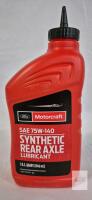 NEW Motorcraft SAE 75W-140 Synthetic Rear Axle Lubricant 1 Quart API GL-5, Ford Spec WSL-M2C192-A