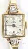 Possibly Antique Helbros Swiss Diamond Ladies Watch, 1/20 12K GF Gold-Filled Case, Diamonds Tested - 2