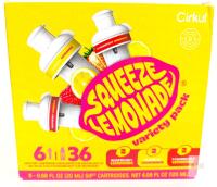 [bb 2027] New 6-Pack Cirkul SQUEEZE LEMONS Variety Pack with B vitamins, 6-Pack (2 Classic, 2 Strawberry, 2 Raspberry)