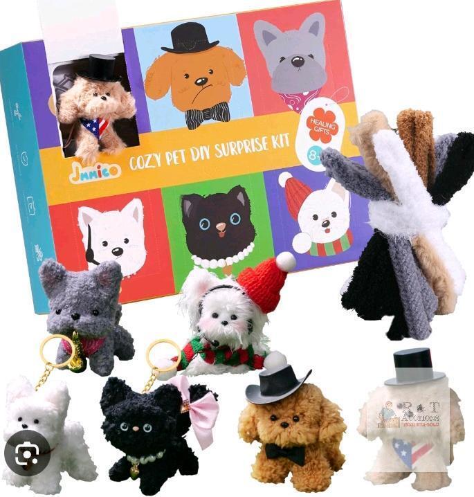 NEW Cozy Pet DIY Surprise Kit E4-T001, Pipe Cleaner Animal Craft, Age 9+, New, X004ETIYYX