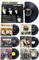 7 Vintage LP Records : The Beatles, Elton John, Diana Ross, Jethro Tull, David Bowie
