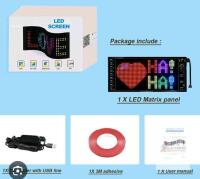 New LED Car sign,Timelux programmable LED sign, Flexible Matrix panel by Bluetooth APP, LED Display and Sign board for store, shop, bar and business areas., Black