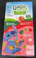 12 New Pouches GOGO SQUEEZ FRUIT SAUCE POUCHES BB 2026 MAY 27