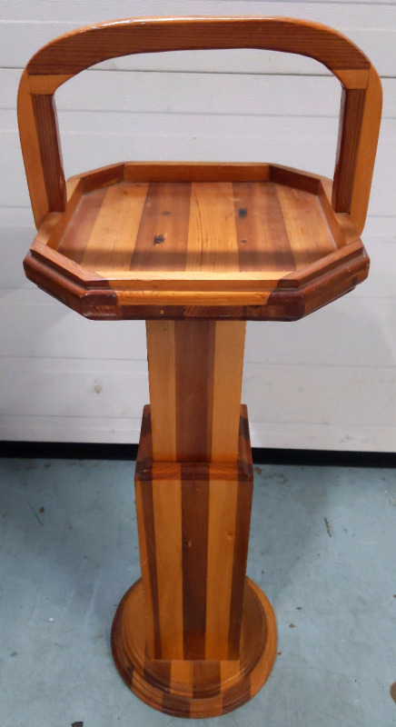 Standing Wooden Ashtray