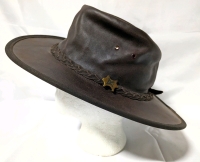 Australian Genuine Steer Hide BC Hat (Size: Medium)
