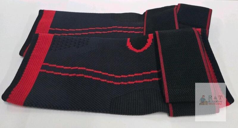 NEW Kecartu Ankle Brace Plantar Fasciitis Relief, 2pcs Large Black/Red, Compression Support Sleeve