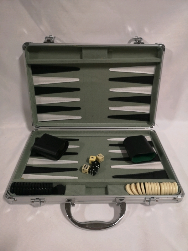 Backgammon Game in Case - Complete